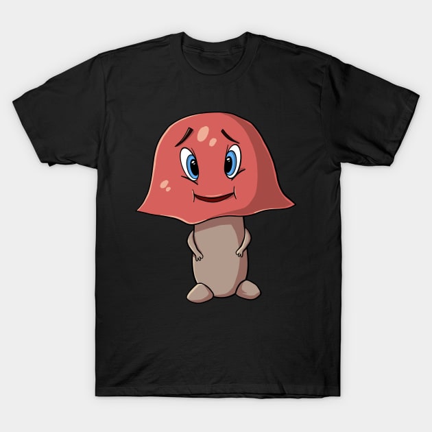 Cute Funny Mushroom T-Shirt by micho2591